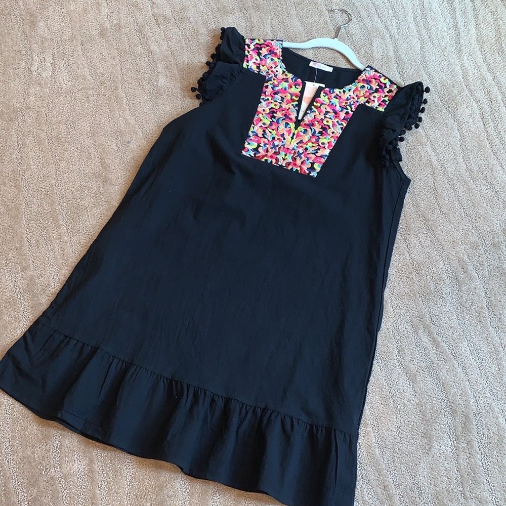 Kirundo Embroidered Ruffle Mini Dress‎ - Picture 6 of 17